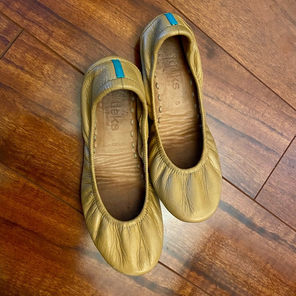Tieks Camel Ballet Flats 5